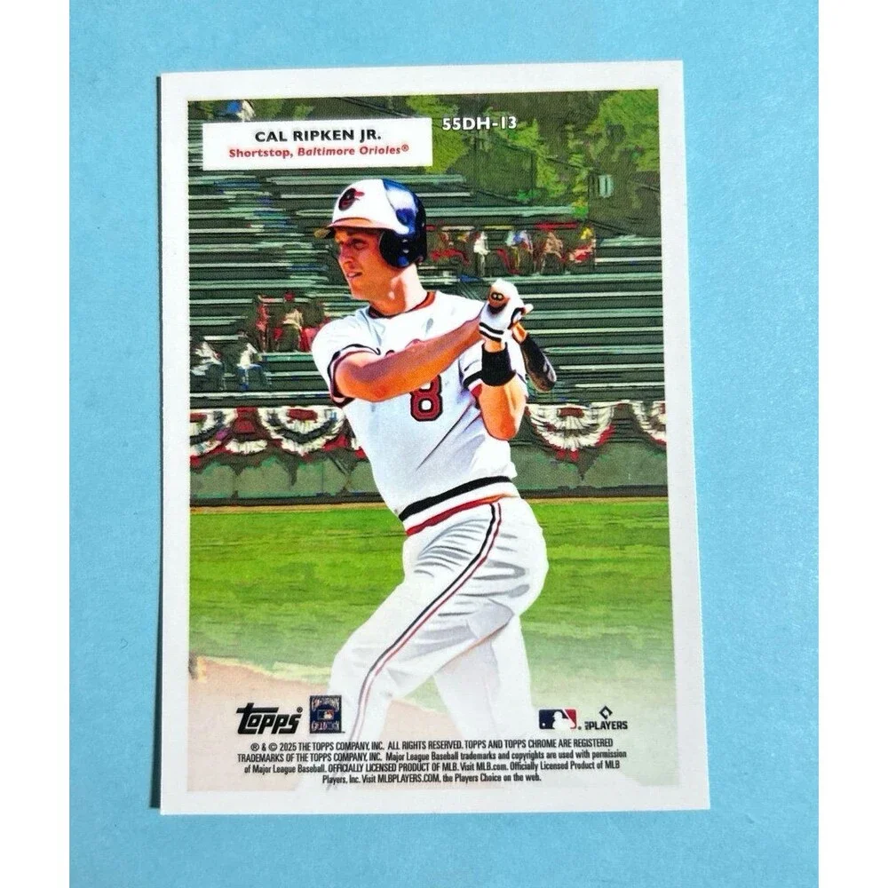 Topps Chrome Platinum 2025 Gunnar Henderson /Cal Ripken card#55DH-13